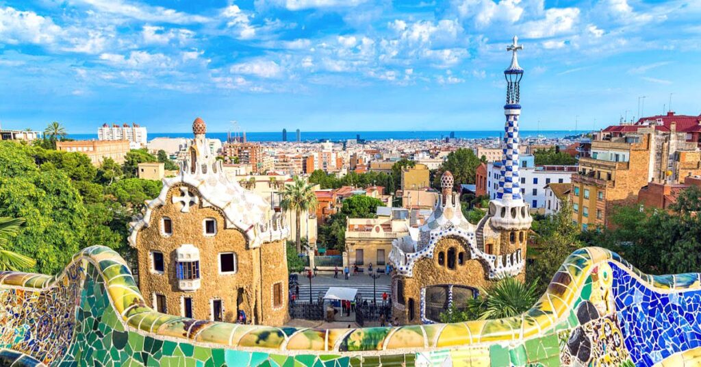park guell , barcelona