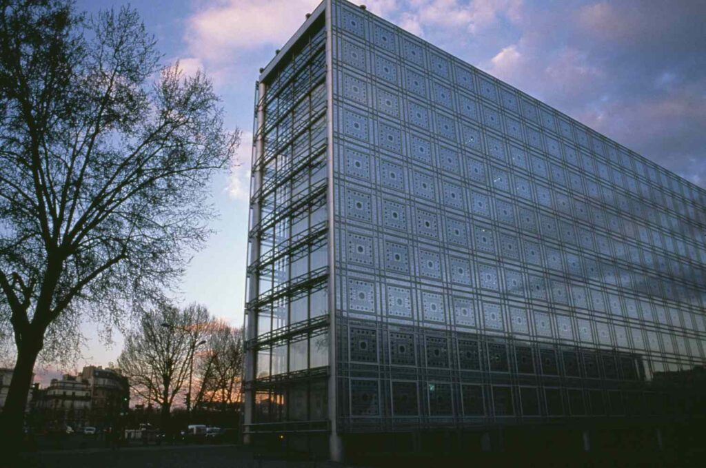 Arab World Institute back side view