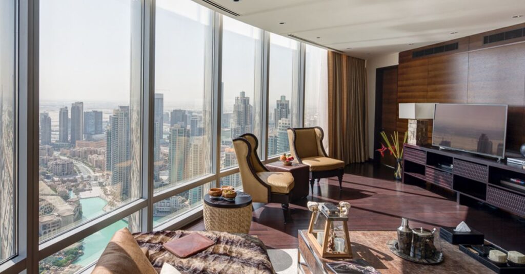 burg khalifa interior luxury