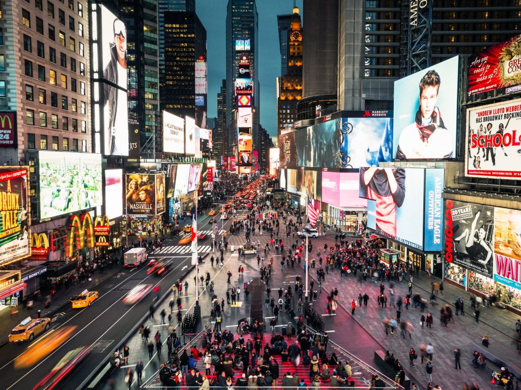 Times Square view