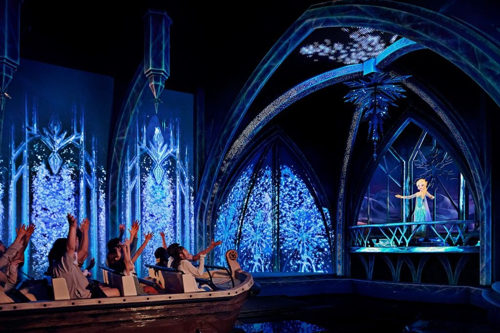 Disneyland frozen world theme design