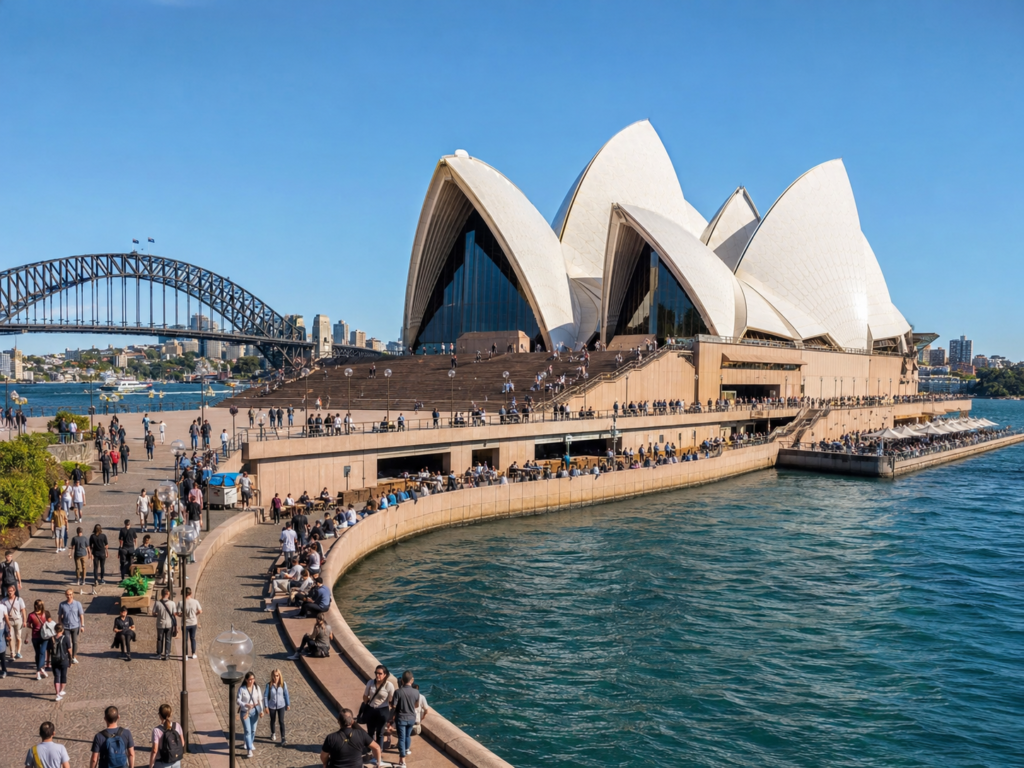 Sydney opera house urban design and location