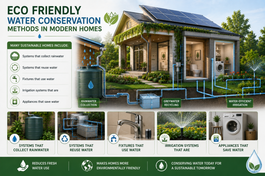 eco friendly water conservation methods in modern homes