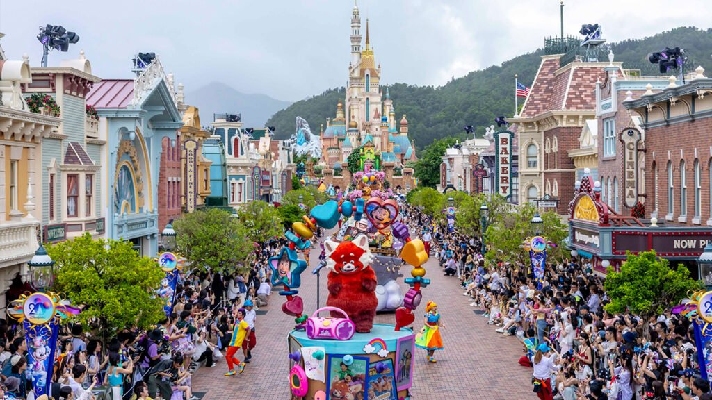 Disneyland theme design street and experience