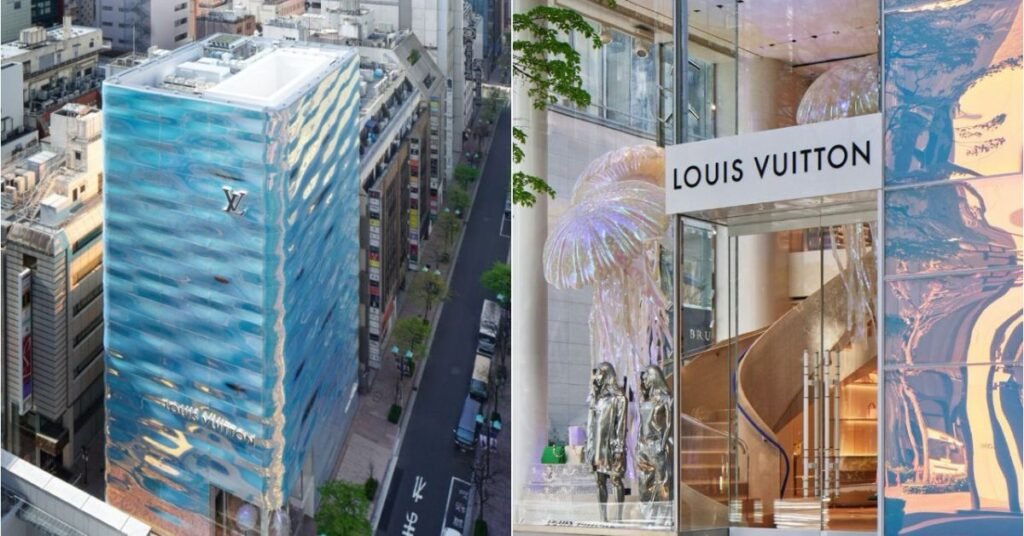 retail design-Louis Vuitton’s Ginza Namiki