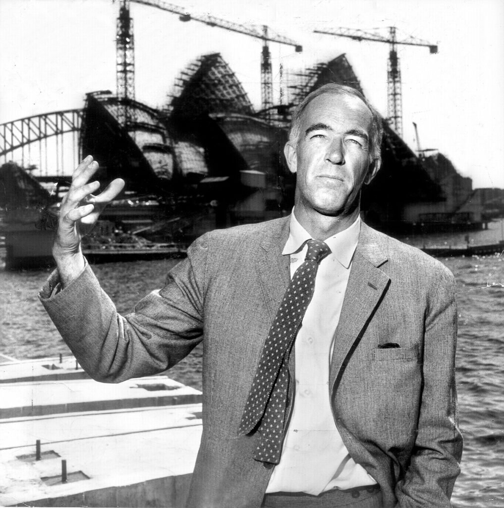 Designed by Danish architect Jørn Utzon