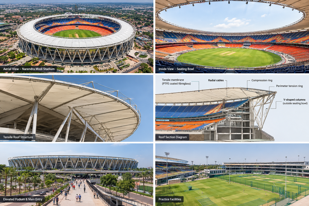 Narendra Modi Stadium: The Architecture Behind the World’s Largest Cricket Stadium